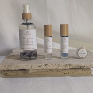 Ease the Aches natural wellness gift box with magnesium and rollers – handmade in Australia