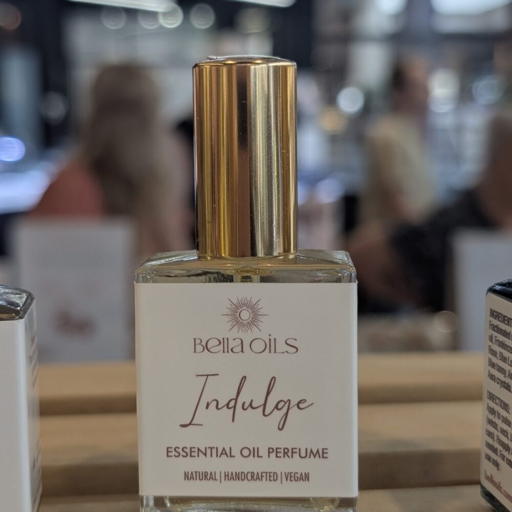Vegan essential oil perfume roll on Australia with warm floral earthy scent profile